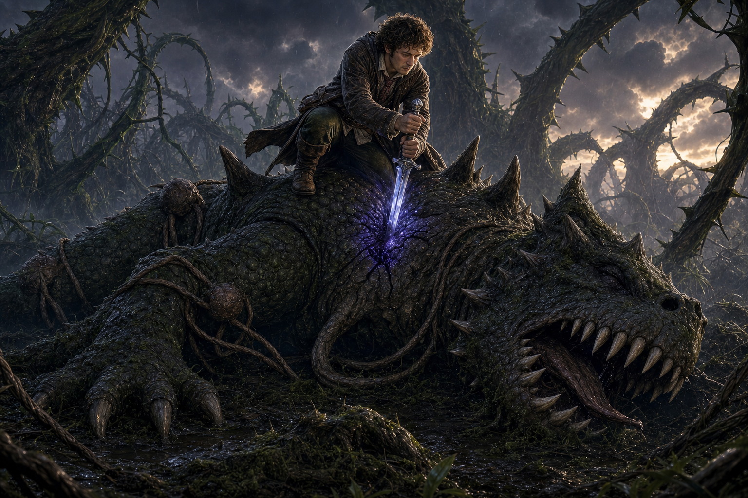 Finnel defeats the thornmaw